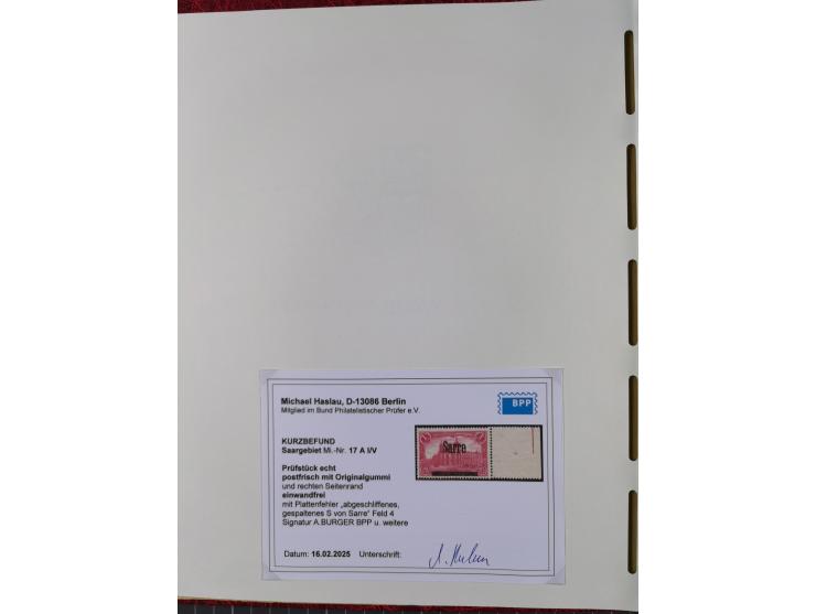 1920/34, in den Hauptnummern bis u.a. auf Mi.-Nr. 16 und 30 sowie einige Volkshilfesätze postfrische komplette, sowie auch ge