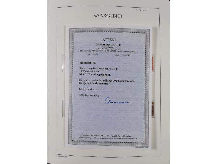 1920/34, in den Hauptnummern bis u.a. auf Mi.-Nr. 16 und 30 sowie einige Volkshilfesätze postfrische komplette, sowie auch ge