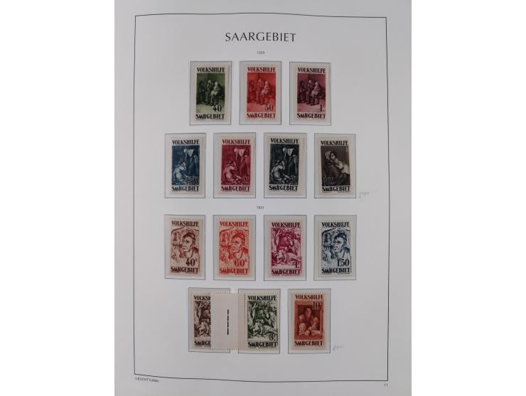 1920/34, in den Hauptnummern bis u.a. auf Mi.-Nr. 16 und 30 sowie einige Volkshilfesätze postfrische komplette, sowie auch ge