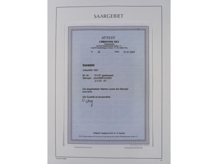 1920/34, in den Hauptnummern bis u.a. auf Mi.-Nr. 16 und 30 sowie einige Volkshilfesätze postfrische komplette, sowie auch ge