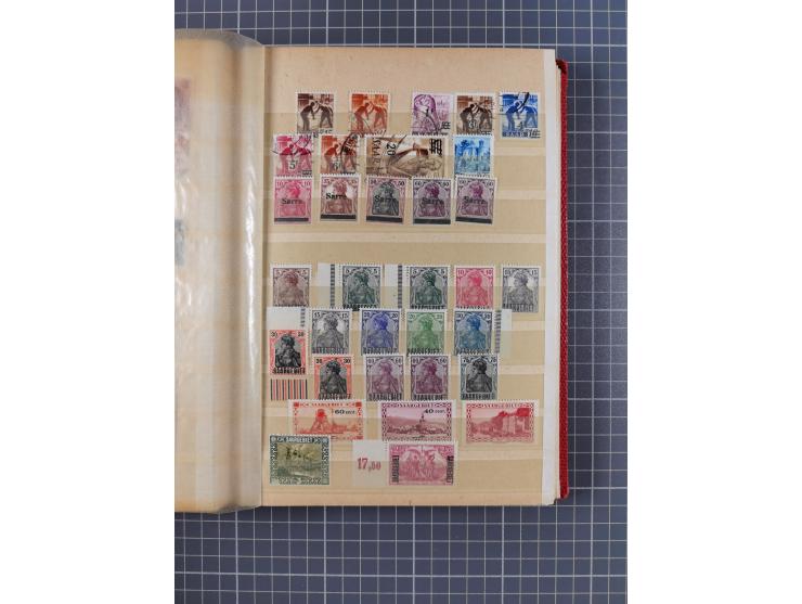 1920/57 (ca.), meist ungebrauchte Dublettenpartie, dabei u.a. bessere Werte und komplette Sätze, Mi.-Nr. 238I ungebraucht (23