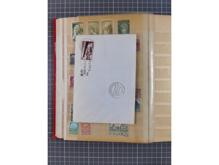 1920/57 (ca.), meist ungebrauchte Dublettenpartie, dabei u.a. bessere Werte und komplette Sätze, Mi.-Nr. 238I ungebraucht (23