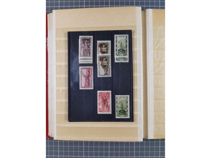 1920/57 (ca.), meist ungebrauchte Dublettenpartie, dabei u.a. bessere Werte und komplette Sätze, Mi.-Nr. 238I ungebraucht (23