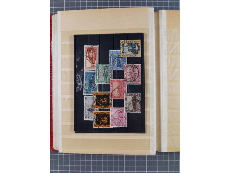 1920/57 (ca.), meist ungebrauchte Dublettenpartie, dabei u.a. bessere Werte und komplette Sätze, Mi.-Nr. 238I ungebraucht (23