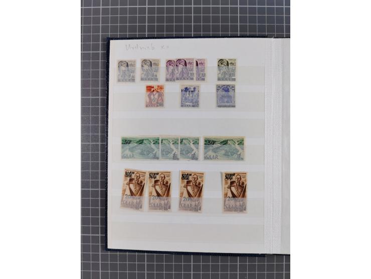 1920/57 (ca.), meist ungebrauchte Dublettenpartie, dabei u.a. bessere Werte und komplette Sätze, Mi.-Nr. 238I ungebraucht (23