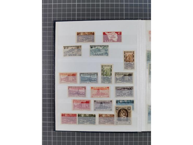 1920/57 (ca.), meist ungebrauchte Dublettenpartie, dabei u.a. bessere Werte und komplette Sätze, Mi.-Nr. 238I ungebraucht (23