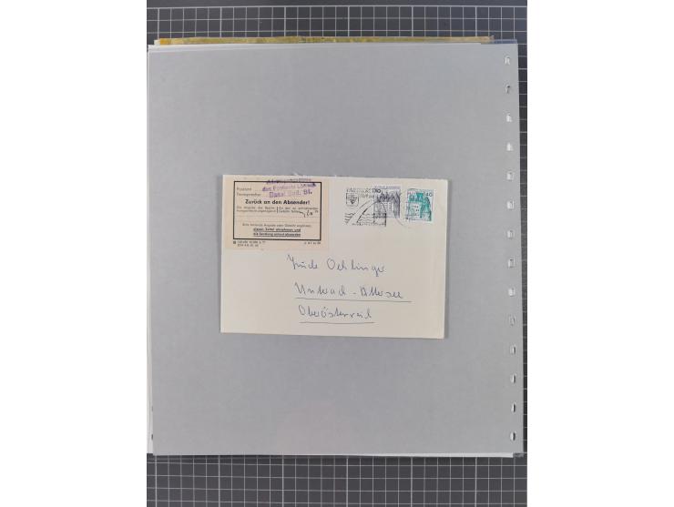 BASEL BADISCHER BAHNHOF: 1852/1970 (ca.), meist ausstellungsmäßig aufgezogene Sammlung auf über 50 Blättern, dabei frühe Reis