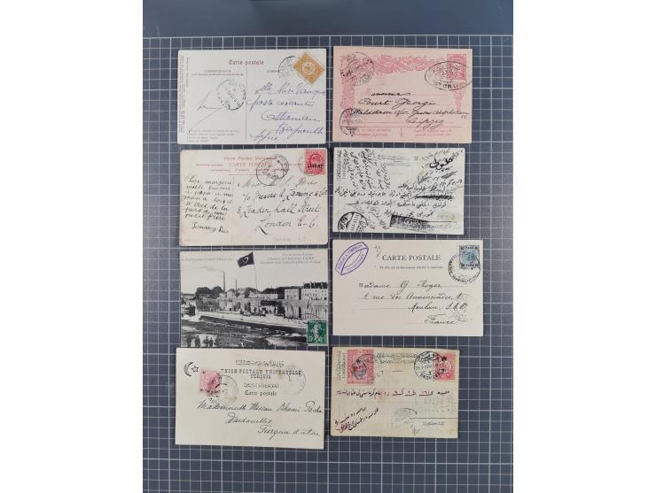 1900/24, 24 covers &amp; cards including P.O. abroad, Cavalla, Salonique, Levant P.O., censors, registered and incoming mail,