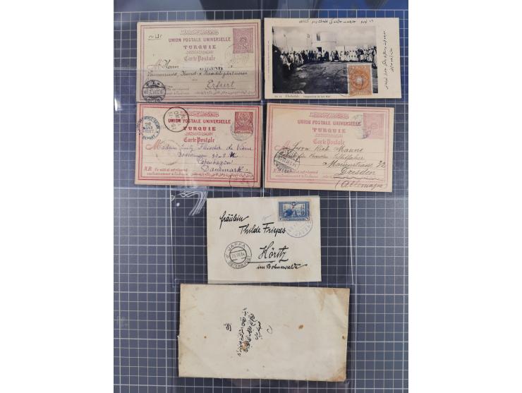 1848/1916, 23 envelopes &amp; cards including lost territories of Ottoman Empire, good cancellations, Pirlepe, Cerkes, Ayvali