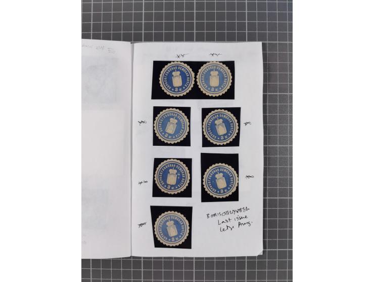 1866/1992, mint never hinged/unused and used group, eclectic material with some printing varieties, scarce Nikolsk railway fi