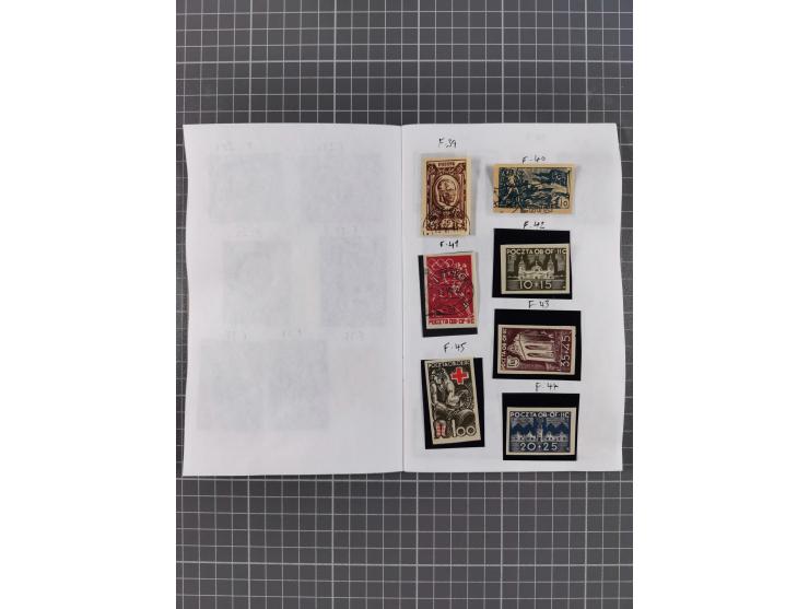 1942/44, ungebrauchte/gestempelte Sammlung mit Doubletten, dabei bessere Stücke mit u.a. Fischer-Nr. 15 auf kleinformatiger W