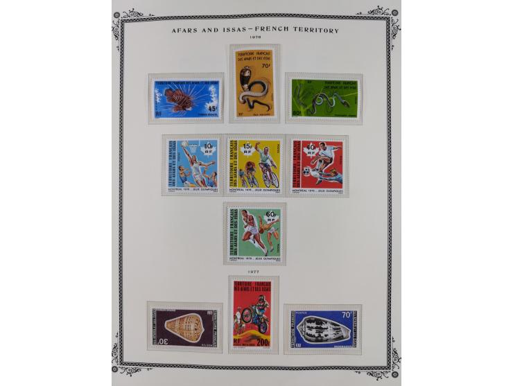 1967/78, Collection on 20 Scott Album leaves, mint never hinged, including postage due stamps, very fine