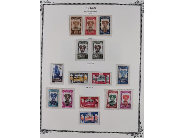 1886/1933, Collection on nine Scott Album leaves, unused and mint never hinged, including postage due stamps, additional few 