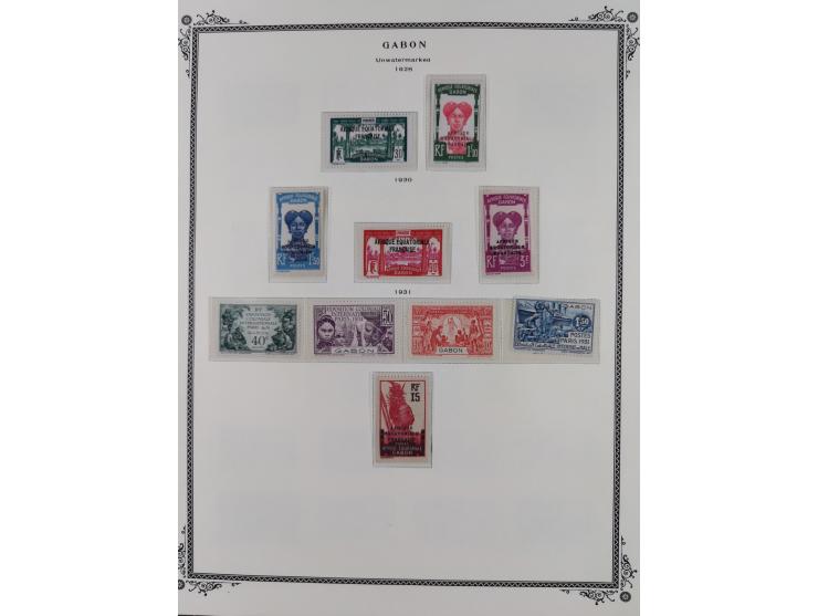 1886/1933, Collection on nine Scott Album leaves, unused and mint never hinged, including postage due stamps, additional few 