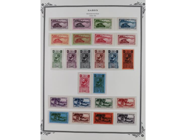 1886/1933, Collection on nine Scott Album leaves, unused and mint never hinged, including postage due stamps, additional few 