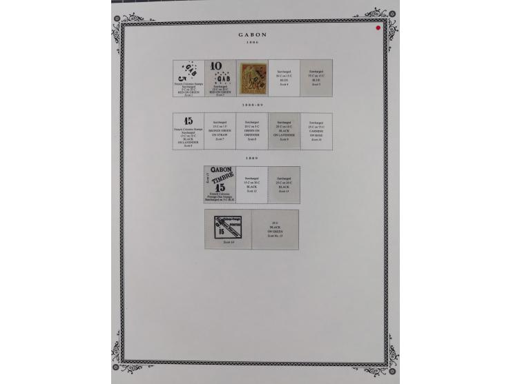 1886/1933, Collection on nine Scott Album leaves, unused and mint never hinged, including postage due stamps, additional few 