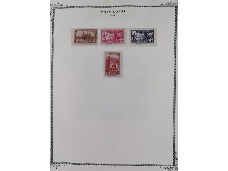 1892/1933, Collection on 17 Scott Album leaves, unused and mint never hinged, from 1913 mainly complete, &nbsp;including post