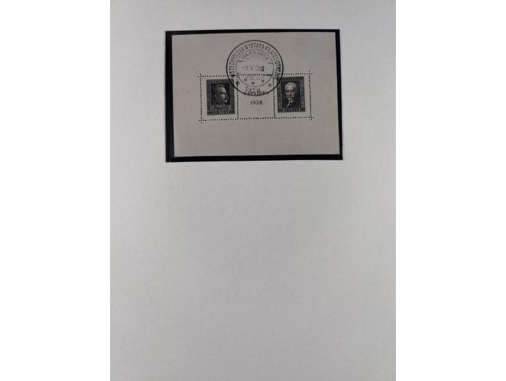 1800/1970 (ca.) interessante Material-Sammlung von etwa 250 Belegen und wenigen Marken, dabei u.a. Dt. Reich Ersttagsstempel 