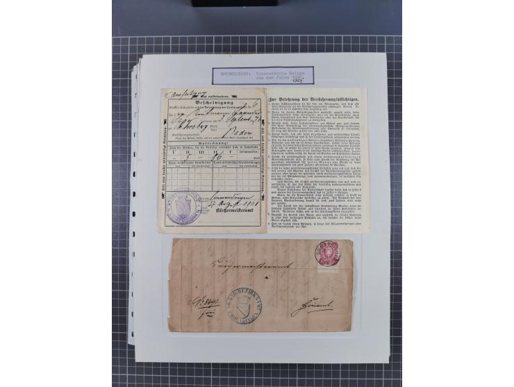 1800/1970 (ca.), HEIMATGESCHICHTE BADENS, umfangreiche Materialsammlung, teils ausstellungsmäßig aufgezogen, mit einigen hund