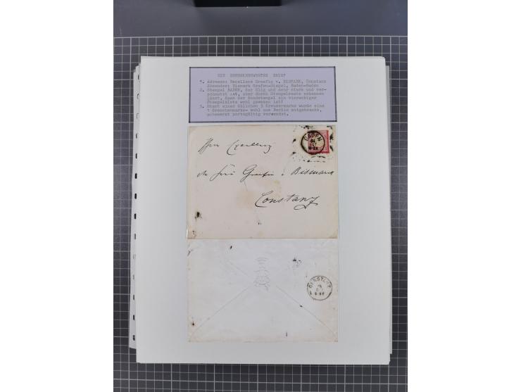 1800/1970 (ca.), HEIMATGESCHICHTE BADENS, umfangreiche Materialsammlung, teils ausstellungsmäßig aufgezogen, mit einigen hund