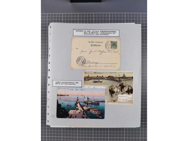 1800/1970 (ca.), HEIMATGESCHICHTE BADENS, umfangreiche Materialsammlung, teils ausstellungsmäßig aufgezogen, mit einigen hund