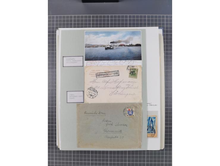 1800/1970 (ca.), HEIMATGESCHICHTE BADENS, umfangreiche Materialsammlung, teils ausstellungsmäßig aufgezogen, mit einigen hund