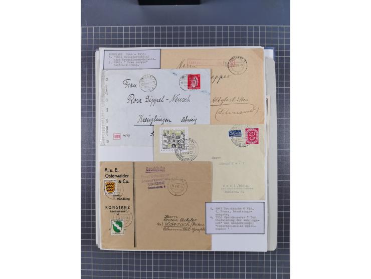 1800/1970 (ca.), HEIMATGESCHICHTE BADENS, umfangreiche Materialsammlung, teils ausstellungsmäßig aufgezogen, mit einigen hund