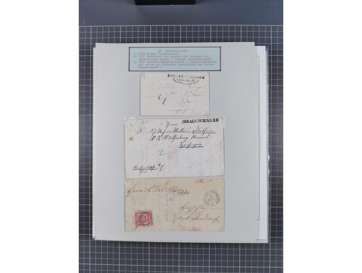 1800/1970 (ca.), HEIMATGESCHICHTE BADENS, umfangreiche Materialsammlung, teils ausstellungsmäßig aufgezogen, mit einigen hund