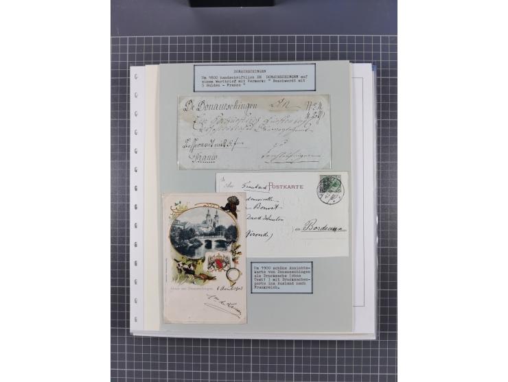 1800/1970 (ca.), HEIMATGESCHICHTE BADENS, umfangreiche Materialsammlung, teils ausstellungsmäßig aufgezogen, mit einigen hund