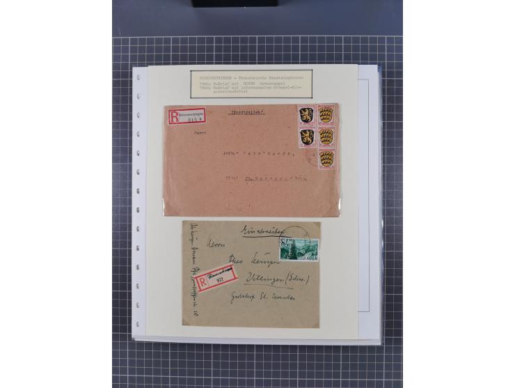 1800/1970 (ca.), HEIMATGESCHICHTE BADENS, umfangreiche Materialsammlung, teils ausstellungsmäßig aufgezogen, mit einigen hund