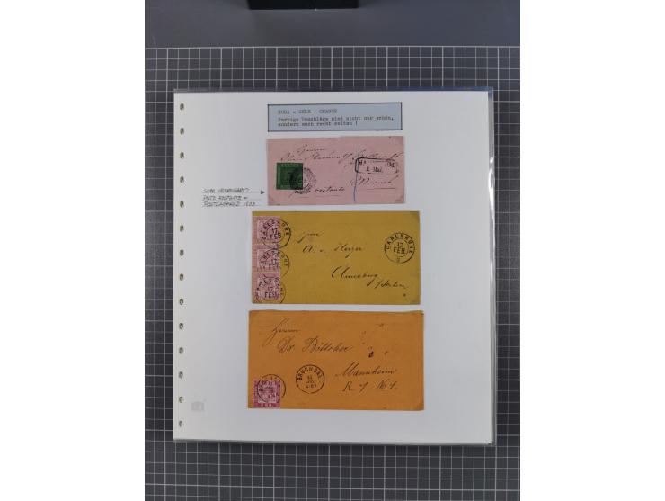 1800/1970 (ca.), HEIMATGESCHICHTE BADENS, umfangreiche Materialsammlung, teils ausstellungsmäßig aufgezogen, mit einigen hund