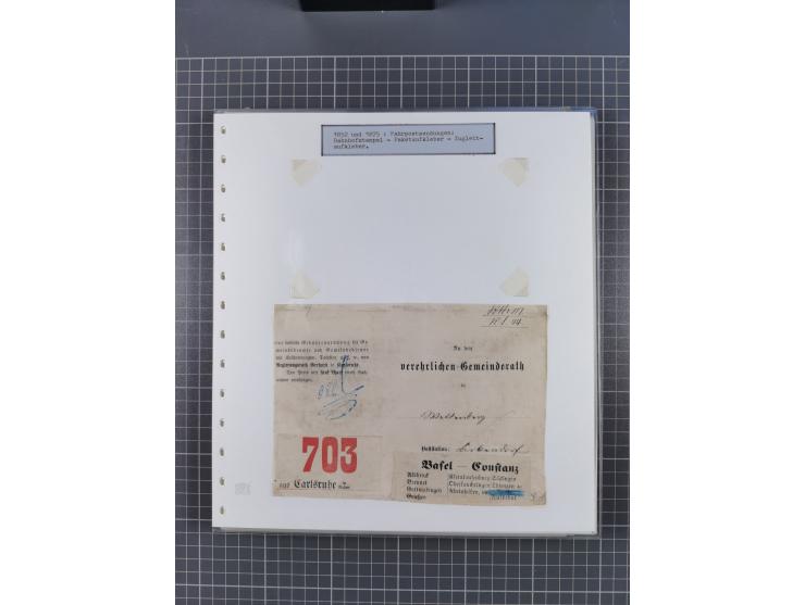 1800/1970 (ca.), HEIMATGESCHICHTE BADENS, umfangreiche Materialsammlung, teils ausstellungsmäßig aufgezogen, mit einigen hund