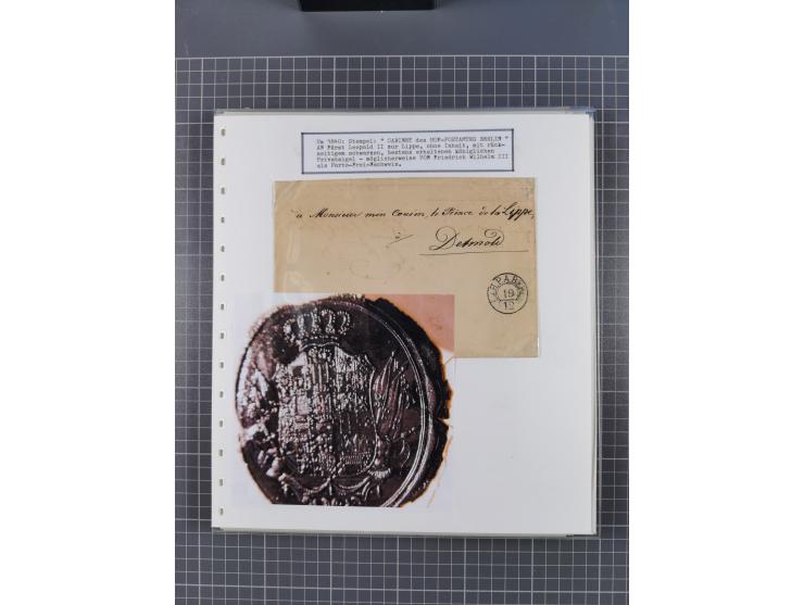 1800/1970 (ca.), HEIMATGESCHICHTE BADENS, umfangreiche Materialsammlung, teils ausstellungsmäßig aufgezogen, mit einigen hund