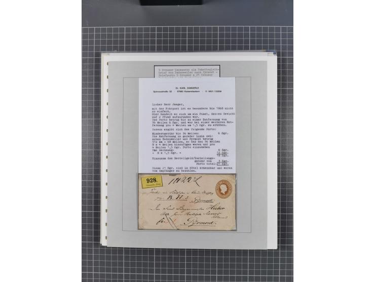 1800/1970 (ca.), HEIMATGESCHICHTE BADENS, umfangreiche Materialsammlung, teils ausstellungsmäßig aufgezogen, mit einigen hund