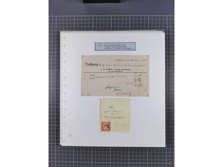 1800/1970 (ca.), HEIMATGESCHICHTE BADENS, umfangreiche Materialsammlung, teils ausstellungsmäßig aufgezogen, mit einigen hund