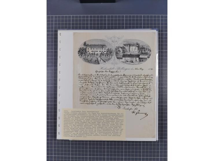 1800/1970 (ca.), HEIMATGESCHICHTE BADENS, umfangreiche Materialsammlung, teils ausstellungsmäßig aufgezogen, mit einigen hund