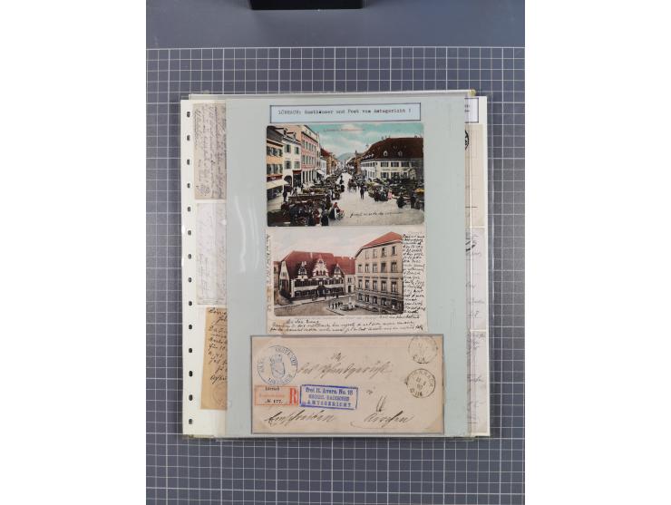 1800/1970 (ca.), HEIMATGESCHICHTE BADENS, umfangreiche Materialsammlung, teils ausstellungsmäßig aufgezogen, mit einigen hund