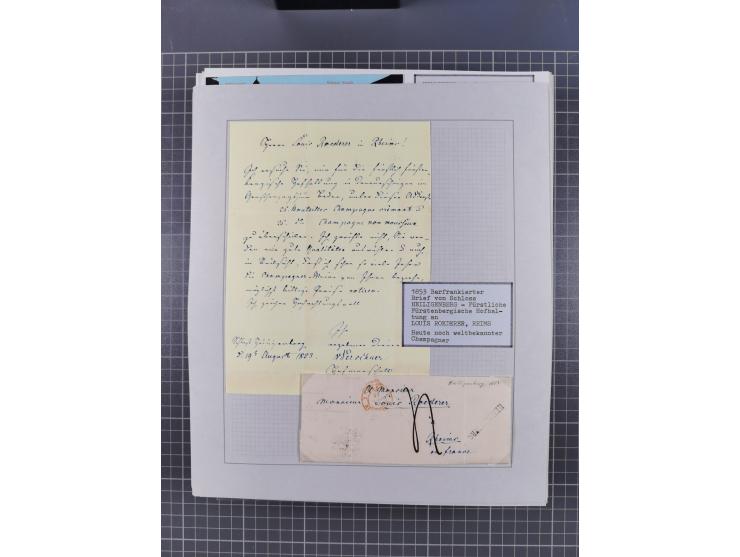 1800/1970 (ca.), HEIMATGESCHICHTE BADENS, umfangreiche Materialsammlung, teils ausstellungsmäßig aufgezogen, mit einigen hund