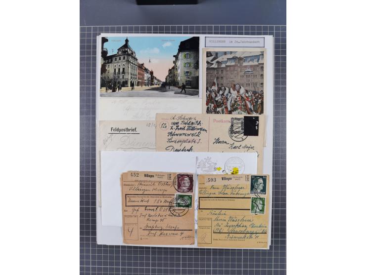 1800/1970 (ca.), HEIMATGESCHICHTE BADENS, umfangreiche Materialsammlung, teils ausstellungsmäßig aufgezogen, mit einigen hund