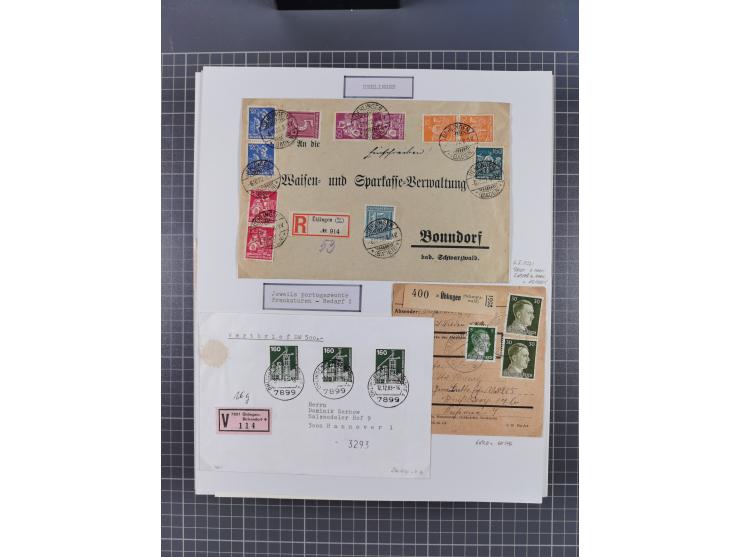 1800/1970 (ca.), HEIMATGESCHICHTE BADENS, umfangreiche Materialsammlung, teils ausstellungsmäßig aufgezogen, mit einigen hund