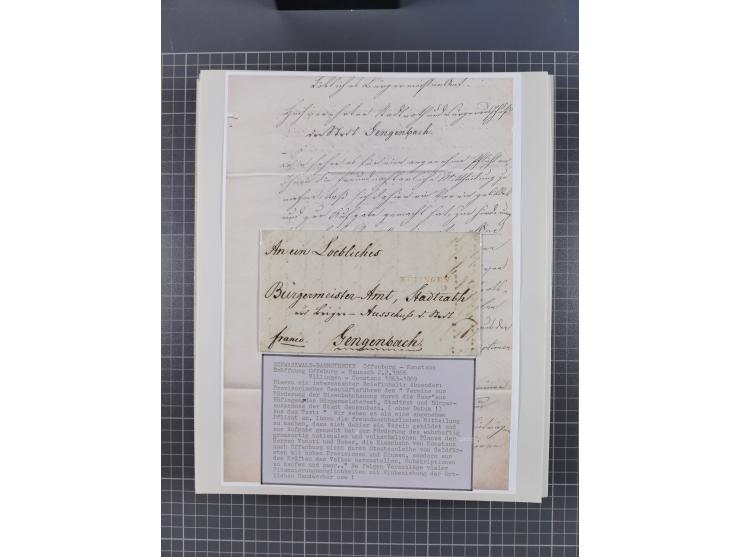 1800/1970 (ca.), HEIMATGESCHICHTE BADENS, umfangreiche Materialsammlung, teils ausstellungsmäßig aufgezogen, mit einigen hund