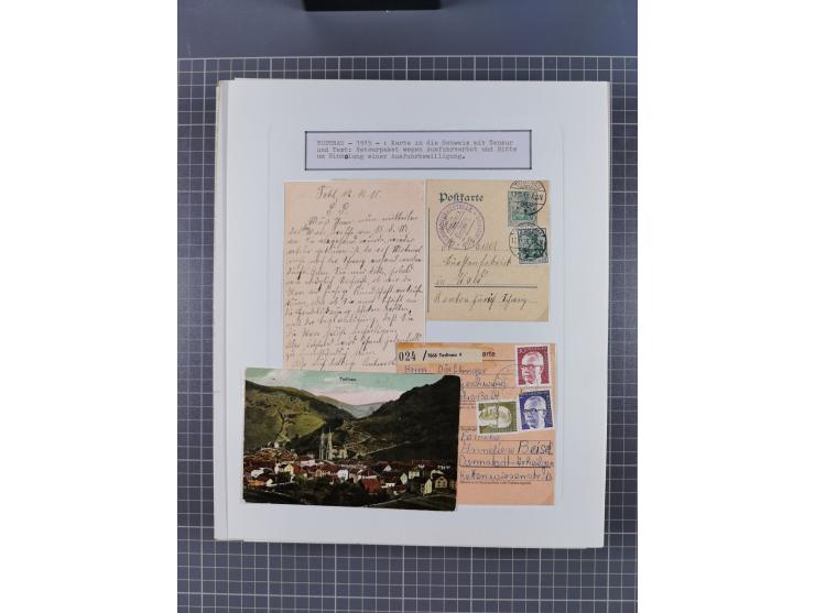 1800/1970 (ca.), HEIMATGESCHICHTE BADENS, umfangreiche Materialsammlung, teils ausstellungsmäßig aufgezogen, mit einigen hund