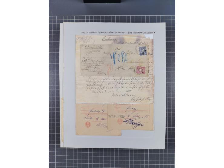 1800/1970 (ca.), HEIMATGESCHICHTE BADENS, umfangreiche Materialsammlung, teils ausstellungsmäßig aufgezogen, mit einigen hund