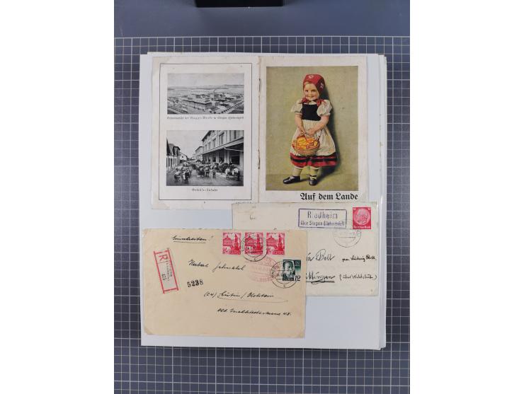 1800/1970 (ca.), HEIMATGESCHICHTE BADENS, umfangreiche Materialsammlung, teils ausstellungsmäßig aufgezogen, mit einigen hund