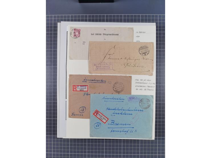 1800/1970 (ca.), HEIMATGESCHICHTE BADENS, umfangreiche Materialsammlung, teils ausstellungsmäßig aufgezogen, mit einigen hund