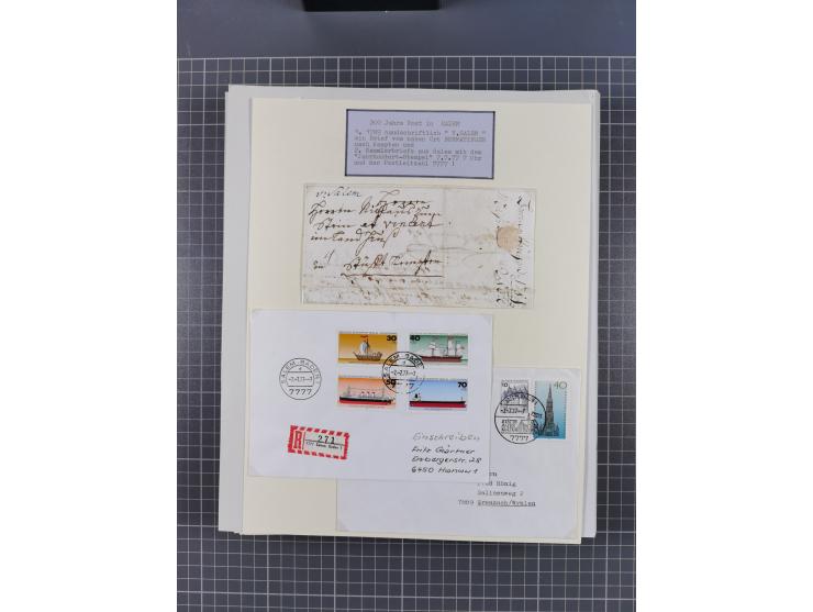 1800/1970 (ca.), HEIMATGESCHICHTE BADENS, umfangreiche Materialsammlung, teils ausstellungsmäßig aufgezogen, mit einigen hund