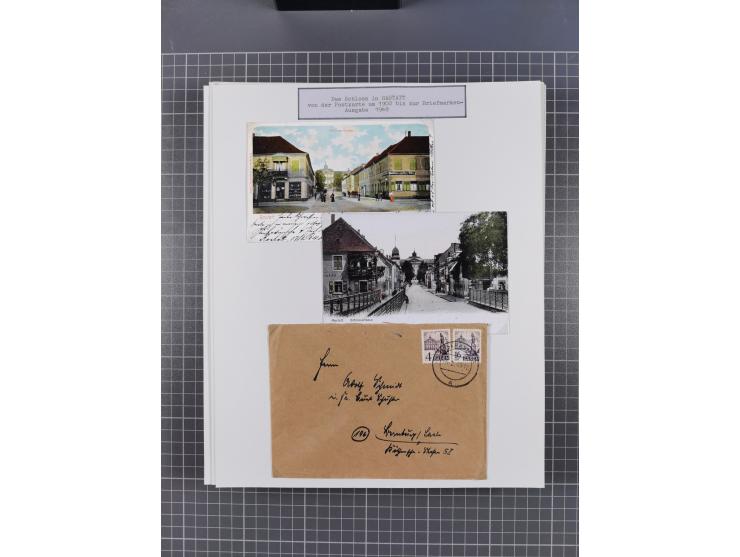 1800/1970 (ca.), HEIMATGESCHICHTE BADENS, umfangreiche Materialsammlung, teils ausstellungsmäßig aufgezogen, mit einigen hund