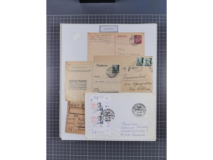 1800/1970 (ca.), HEIMATGESCHICHTE BADENS, umfangreiche Materialsammlung, teils ausstellungsmäßig aufgezogen, mit einigen hund