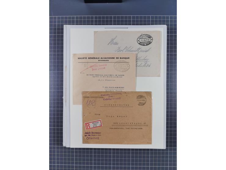 1800/1970 (ca.), HEIMATGESCHICHTE BADENS, umfangreiche Materialsammlung, teils ausstellungsmäßig aufgezogen, mit einigen hund