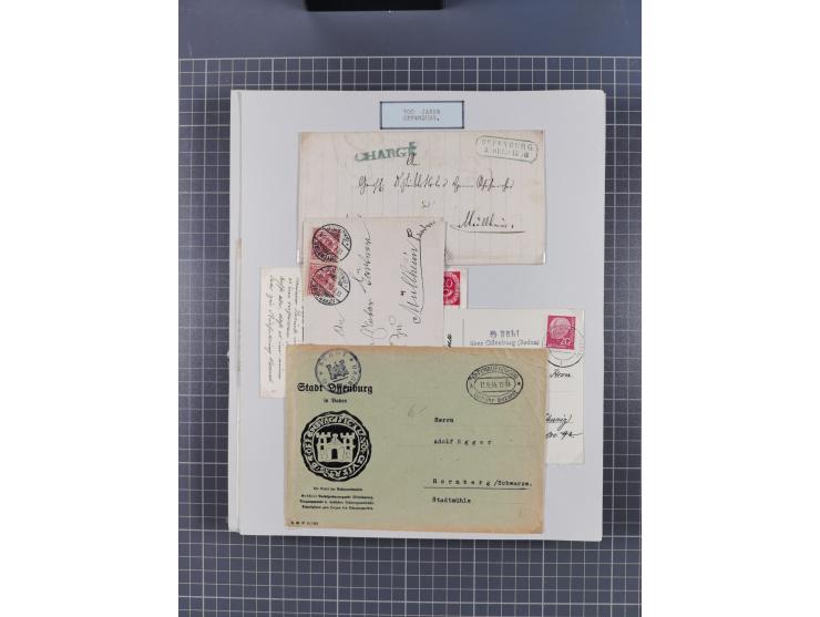 1800/1970 (ca.), HEIMATGESCHICHTE BADENS, umfangreiche Materialsammlung, teils ausstellungsmäßig aufgezogen, mit einigen hund